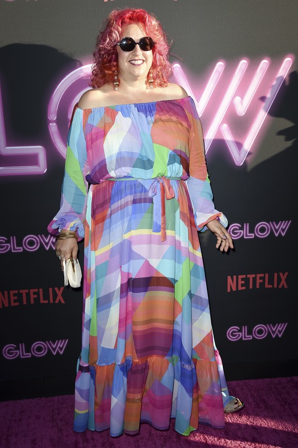 Jenji Kohan attends the LA Premiere of &quot;Glow&quot; at ArcLight Hollywood on Wednesday, June 21, 2017, in Los Angeles. (Photo by Richard Shotwell/Invision/AP)