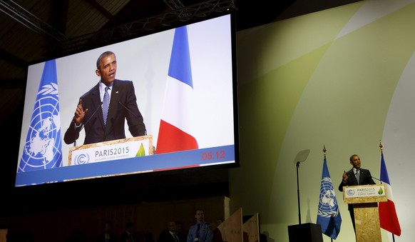 In Paris wird Präsident Obama gefeiert, zuhause geblockt.