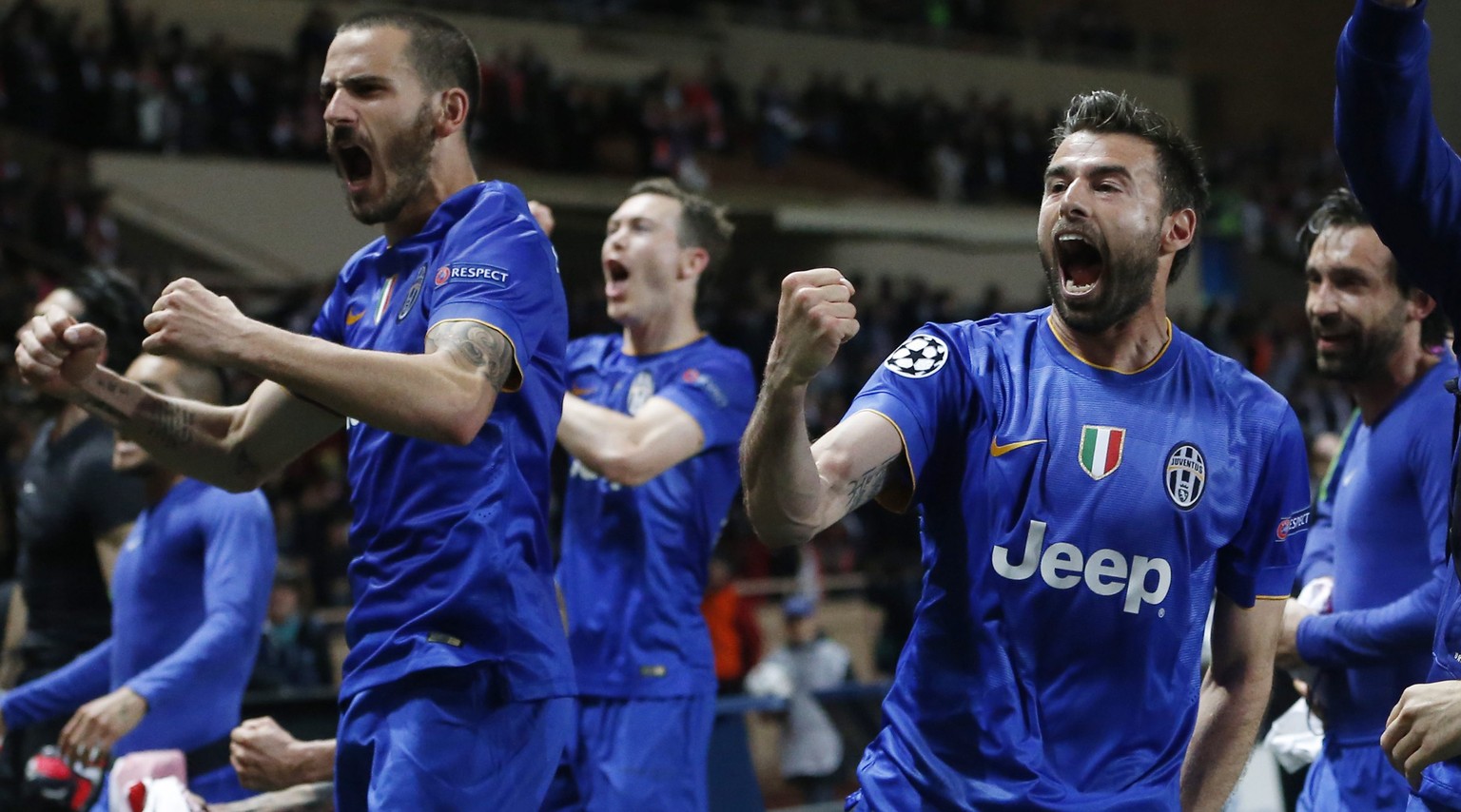 Juventus hat Grund zur Freude: Der italienische Serienmeister stösst in der Champions League ins Halbfinale vor.