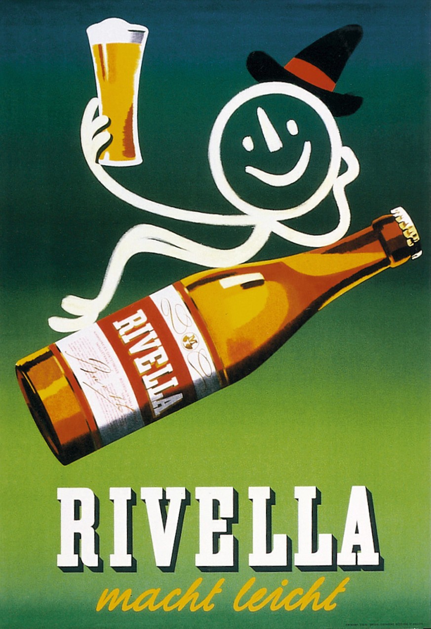 Eine Rivella-Werbung von 1956.
