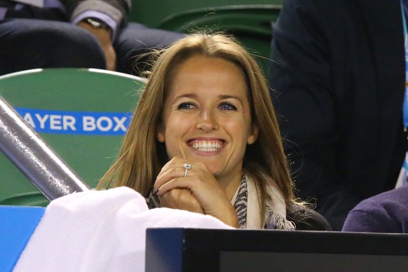 Kim Sears' Reaktion auf Djokovics Gratulation.