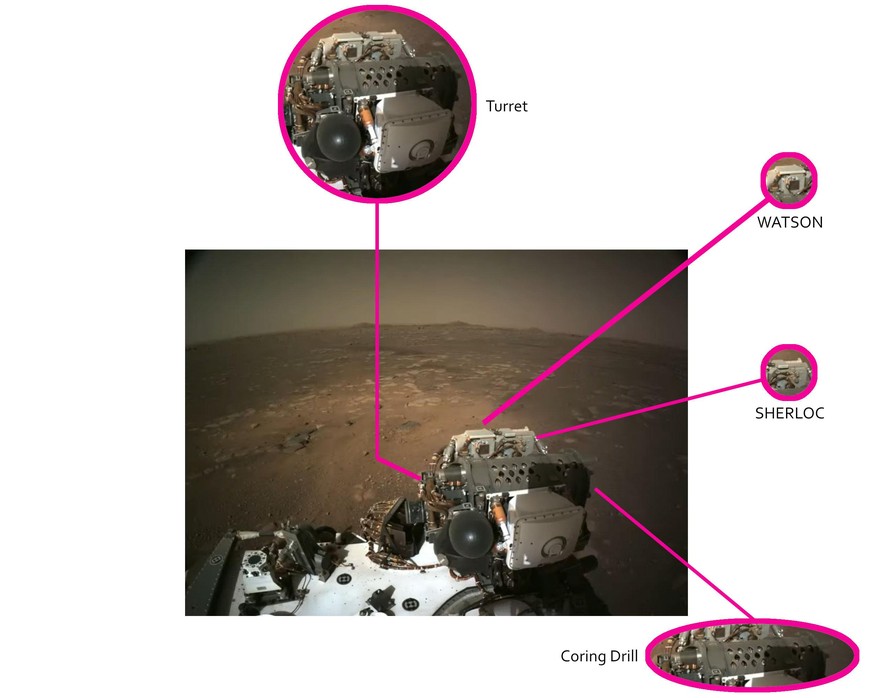 Mars-Rover Perseverance, Aufbau Bild 4