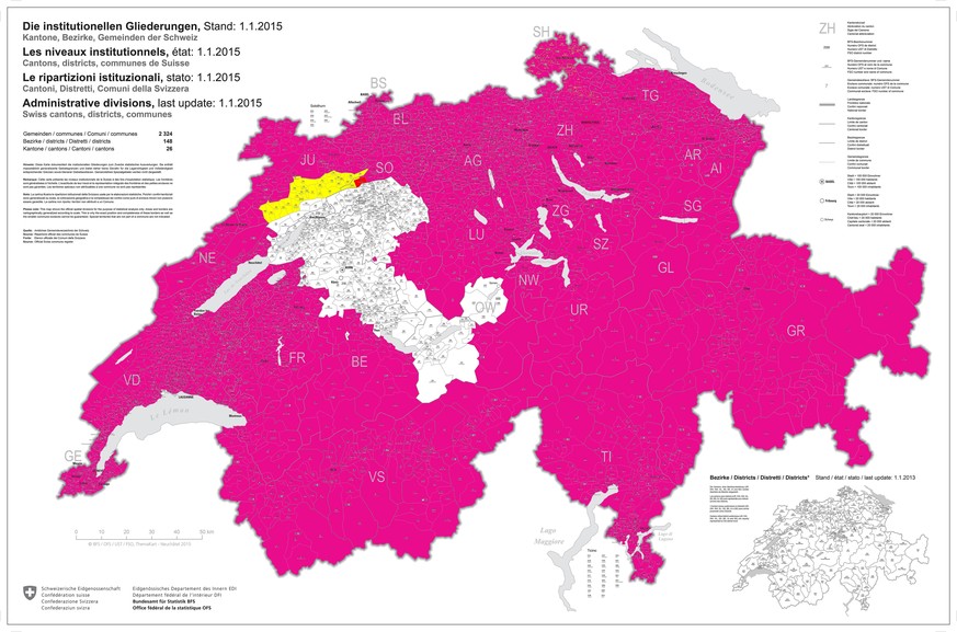 Mein Ziel: Die Schweiz in watson-Magenta färben. Auf der 84. Etappe am Montag steht der gelbe Teil an. Hier geht es zum Livetracking!