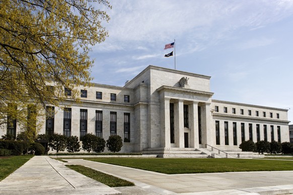 Das Gebäude der wichtigsten Zentralbank der Welt, das US-Fed in Washington.