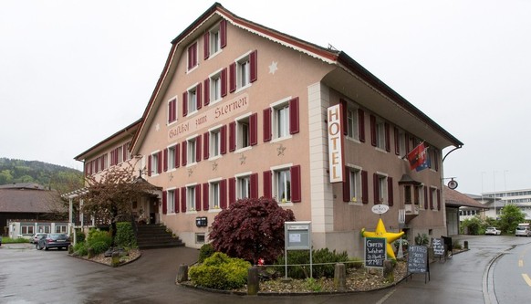 Im Hotel «Sternen» in Menziken (AG) sollen 90 Asylbewerber untergebracht werden.